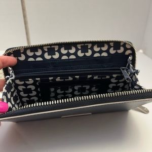 Vera Bradley Faux Leather Zip-Around Wallet